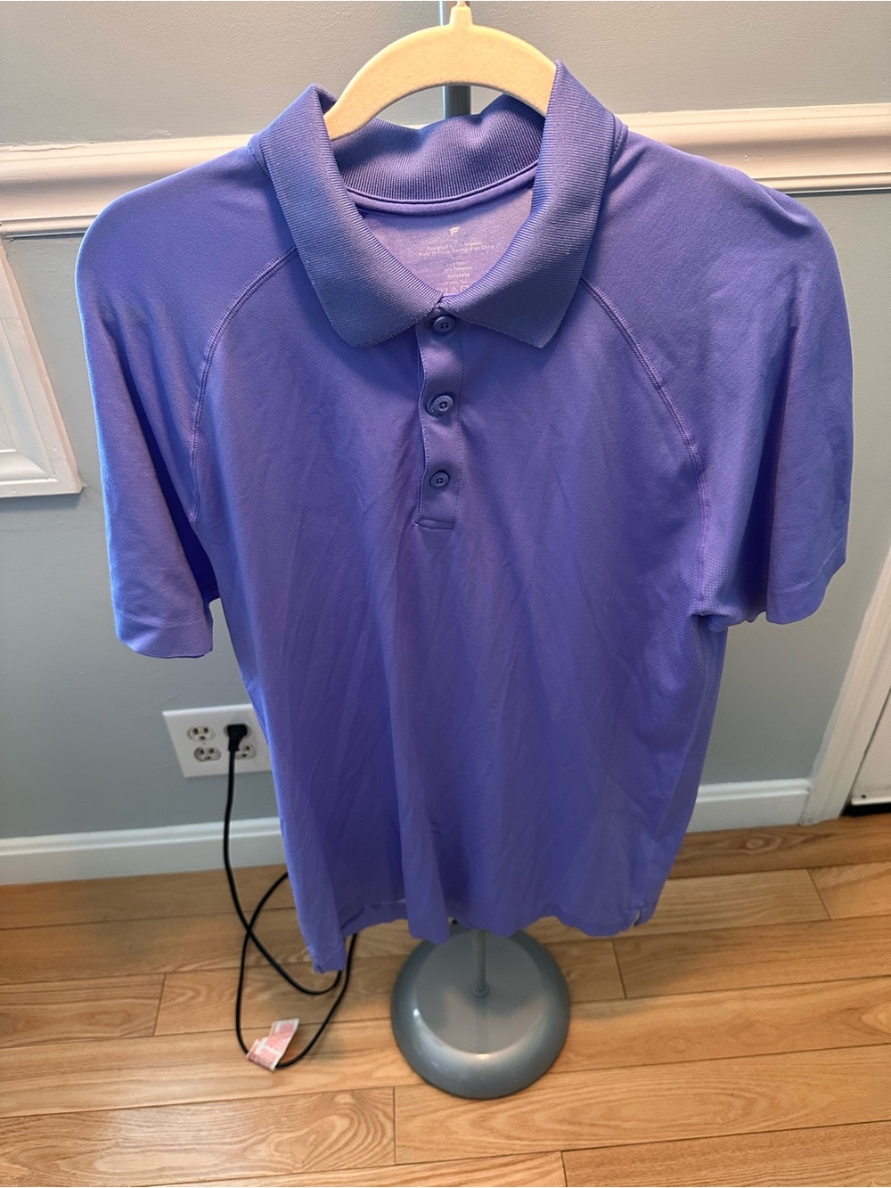 Men's Fabletics Purple Polo Shirt